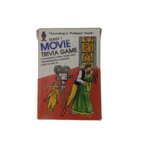 Hoyle Pocket Trivia Series 1 Movie Trivia Game (New) 1984 Vintage